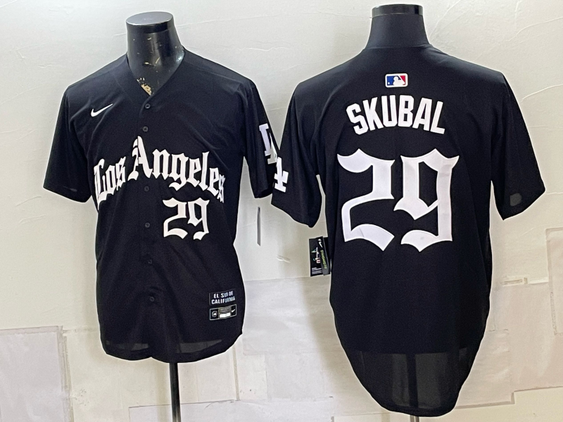 men Los Angeles Dodgers #29 Skubal black Game 2026 Nike MLB Jersey 0814001->los angeles dodgers->MLB Jersey